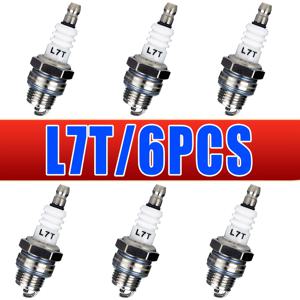 TEMU 6pcs, 고품질 L7T 스파크 플러그 - 가스 체인톱, 잔디톱, 블로워용 내구성 있는 엔진 점화, 168F/168FA/168FB 제너레이터, 잔디톱, 트랙터와 호환 가능 - 가솔린 엔진 교체 부품