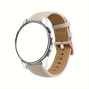 TEMU 18mm & 20mm 부드러운 통기성 PU 가죽 시계 스트랩, , 화웨이 워치 교체 스트랩, 샤오미 워치 스트랩, 아마즈핏 워치 스트랩, 코로스 워치 스트랩 - 스타일리시 패션 액세서리, 확장 가능한 클라스, 이상적인 선물, 시계 액세서리, 웨어러블 기술 기어, 세련된 팔찌, 유연한 팔찌