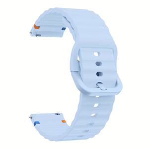 TEMU 다양한 색상의 버클이 있는 스타일리시하고 부드러운 스포츠 실리콘 스트랩, 20mm 22mm. 퀵 릴리스 기능을 갖춘 갤럭시 7 FE 6 5 4/화웨이 GT2 3 4 5 2e 프로 시리즈/샤오미/마즈핏에 적합한 실리콘 스트랩