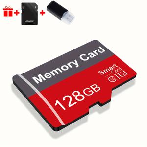 TEMU 1개 메모리 카드 128GB 64GB 32GB 16GB, 카드 리더 및 어댑터 포함, 고속 TF 카드 8GB 4GB 2GB 1GB, A1 C10 메모리 TF 카드 - 태블릿/카메라/운전 기록기/차량 오디오/게임 콘솔용, 실제 용량 보장! 파일을 안전하게 저장하세요!