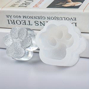 TEMU 실리콘 수지 주조 몰드 – 1개 고양이 발 모양 DIY 쥬얼리, 열쇠고리, 펜던트, 비누, 홈 데코, 공예품 – 유연하고, 내구성이 뛰어나고, 사용하기 쉬움
