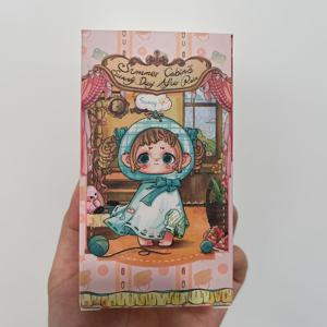 TEMU 푸푸 여름 캠핑 비오는 날 미스터리 박스 인형 트렌디 컬렉터블 인형 케이크 생일 선물