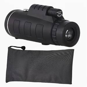 TEMU 10배 HD 단안경 망원경 - 10배 고화력, 40mm 대형 , 조명조절 가능, 야외 관찰·캠핑·여행 필수품, 휴대용 디자인, 내구성 강함, 선물 추천