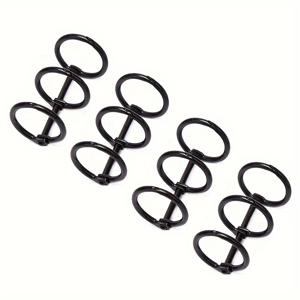 TEMU 4pcs 내구성 있는 금속 바인더 3개 링 노트북 사진 앨범 DIY 프로젝트용|포카바인더