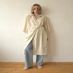[무아르무스] Mono Overlap Dress [Butter]