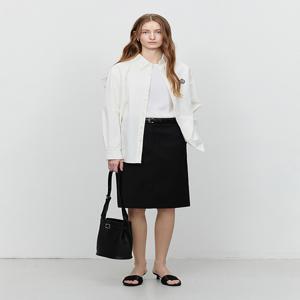 [던스트] UNISEX CLASSIC BOYFRIEND SHIRT OFF WHITE_UDSH5A103OW