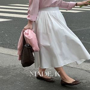 [단독][자체제작/3만장돌파!/S-XL]#여름???? 랜더 플레어 뒷밴딩 롱 스커트 (데일리룩/데이트룩/하객룩/롱스커트/밴딩스커트/플레어스커트/여름스커트/여름하객룩)