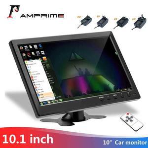 거치형 TV 모니터 자동차 10.1 인치 LCD 화면 1024x600 홈 VGA 비디오 포함 디지털 컬러 역방향