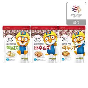 [종가][T]종가 어린이 한입김치 300g 4개 골라담기(배추/깍두기/백김치)