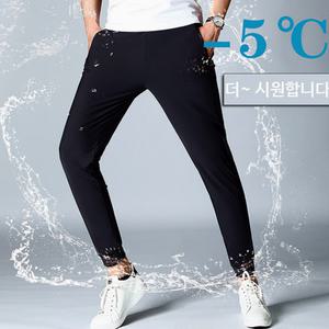 남자여름작업바지 편한 스판 냉감 쿨 슬랙스 슬림 배기핏(XL-5XL)