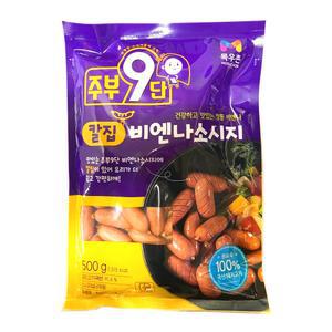 목우촌 주부9단 칼집비엔나소시지 500g /냉장 반찬 소세지 햄 부대찌개 볶음밥 안주