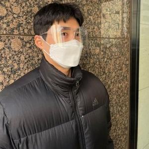 투명 NEW 캐주얼 마스크 고글 필수템 안경형 페이스 (WFH4XCM)