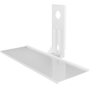 컴퓨터 키보드 및 마우스 플랫폼 트레이 VESA 마운트 부착물 25.5 x 8 인치 표면, 흰색, 마운트-KB03-W