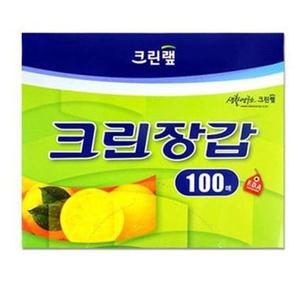 크린 위생장갑 일회용 요리 주방 비닐장갑 100매