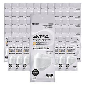 [크리넥스][KF-AD50매]크리넥스비말차단에어마스크(대형)(흰색)