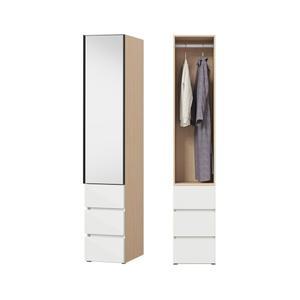 한샘 샘베딩 클로즈 거울옷장 40cm(높이216cm) 행거서랍형 6종