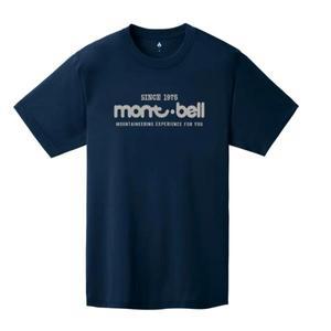 Montbell 일본 야외 스포츠 조수 브랜드 여름 새로운 빠른 반팔 티셔츠 크루 넥 커플 프린트