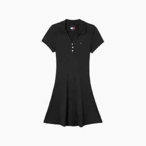 반바지 KQJ T32F6WOP03TWT2BDS 핏 앤 플레어 폴로 원피스