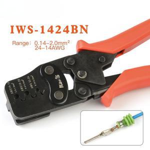 IWS-1424BN 커넥터 크림핑 플라이어, 자동차 방수 커넥터, 미니 로케이터, Iwiss 내장 크림퍼 도구