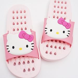 산리오 헬로키티욕실화  물빠짐이 좋은 아쿠아 소프트 아동욕실화 210mm