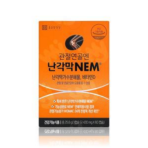 [종근당 건강] 종근당건강 관절연골엔 난각막 NEM 430mg x 60캡슐 x 1개 WYS