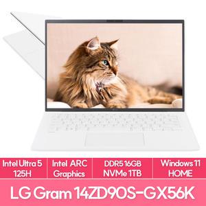 LG전자 그램14 14ZD90S-GX56K 인텔 울트라5 램16G NVMe1TB교체 WIN11 사무용 대학생 노트북 추천 EU