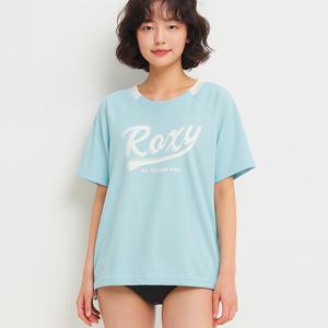 록시 여성 윈드 오버핏 래쉬 반팔티셔츠 RF31RE010_LMT