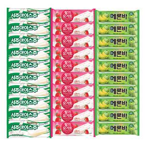 [롯데백화점]서주 서주 아이스주x10개+ 딸기요거트x10개+ 메론바x10개