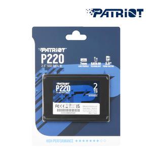 PATRIOT 패트리어트 P220 2TB SSD (SATA3 / QLC / 3년)