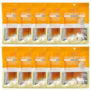 애니펫 소프트 닭가슴살 슬라이스 100g X 10개 강아지 간식