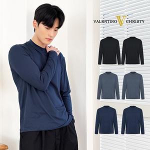 발렌티노크리스티 기능성 남성 약기모 긴팔 티셔츠 2종세트