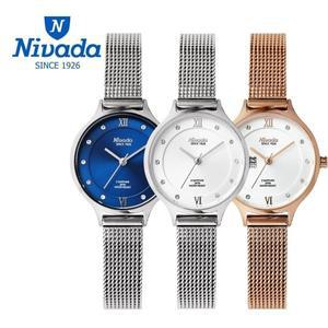 [기타][NIVADA] 니바다 여성 선라이트 메탈시계 3종 중 택1 (3009/3010/3011)