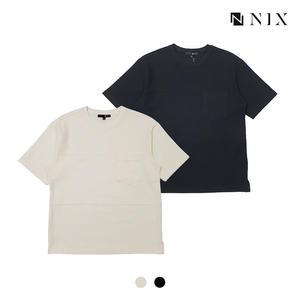 [NIX]남)변형와플 제원단 포켓 티셔츠(FNQMCTR153P)