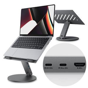 노트북 거치대 6in1 USB 허브형 스탠드 LD204H