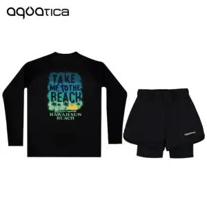 아쿠아티카 아동 래쉬가드 AQA390+AQA420 반바지3부워터레깅스(only one)