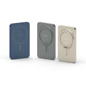 비하겐 PRIMO 마그네틱 고속 충전 5000mAh 20W 보조 배터리_블루/ 다크 / 티타늄[맥세이프형]