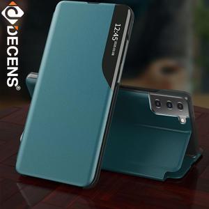 데켄스 갤럭시 S25 S24 S23 S22 S21 S20 S10 S9 노트20 노트10 울트라 플러스 가죽 커버 플립 케이스