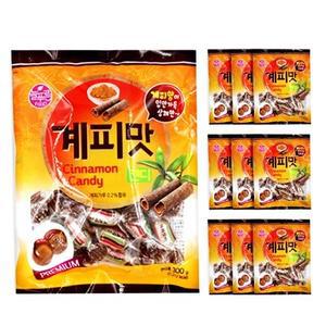 계피맛캔디 300g 10개입 1박스 늘푸른식품 더식품 무