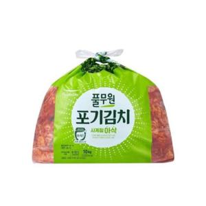 풀무원 사계절 아삭 포기김치 10kg 1개
