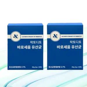 락토디토 바로세움 전립선 유산균 30포 2박스 장 건강
