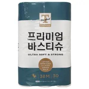 프리미엄 바스티슈 두루마리 휴지 화장지 30롤 gx