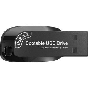 [미국배송] 32GB - WINDOWS 11 및 WIFI 윈도우 WINPE 부팅 레거시 USB 3.2 업그레이드 10용 모든 드라이브 UEFI 지원되는 비밀번호 복구 재설정 LAN 수리 도구 컴퓨터 재설치 드라이버 가능한 호환되는