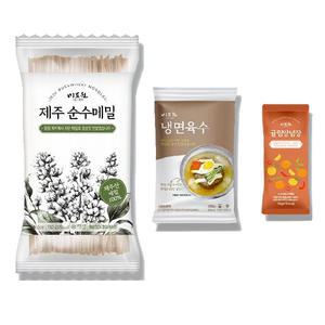 제주순수메밀세트 메밀면 150g x 13팩 + 냉면육수 350g x 8팩 + 귤림양념장 50g x 5팩