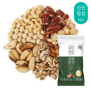 [산과들에] 하루견과 순수정담 100봉 낱봉 + 미숫가루스틱 5봉 / 견과 견과류 간식