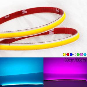 오토바이 코브 LED 면발광바 COB 30cm 60cm 킥보드 튜닝 스쿠터 초슬림3mm