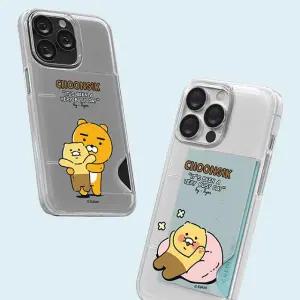 갤럭시S22울트라 춘식이 반투명 슬림 카드케이스 S908 폰케이스