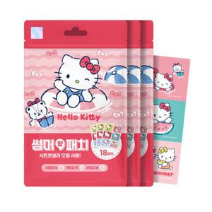 헬로키티 썸머향 패치 18매 모기기피패치 모기퇴치 해충퇴치 스티커