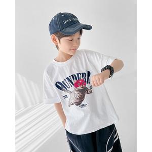 [리틀브로] (아동)앤드류슈퍼캣반팔티[티셔츠BFBK379A]