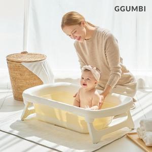 퀵폴딩 아기욕조   아기욕조+등받이 세트  모션인식 수온계 접이식욕조)