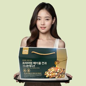 오하루 프리미엄 메이플 견과 시나몬 에디션 25개입 1박스견과류 하루견과 사무실 탕비실 간식